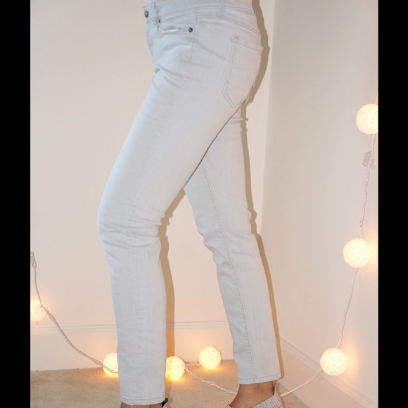 LOFT light grey modern skinny jeans