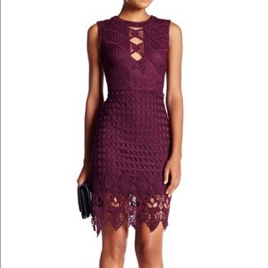 Soieblu Maroon Dress