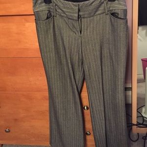 Express Black and white dress pants