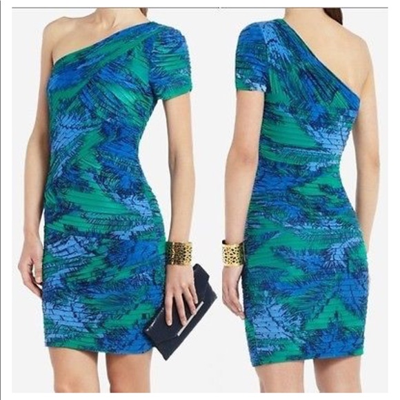 BCBGMaxAzria Dresses & Skirts - BCBG MaxAzria One Shoulder Slim Fit Dress