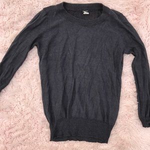 J.CREW nice thick knit grey sweater!
