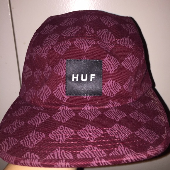 Burgundy Huf Hat