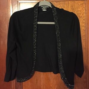 Black cardigan with beaded detail 💁🏼NEW!