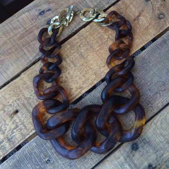 Tortoise shell necklace