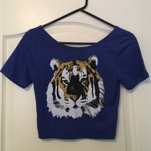Nollie Tiger Crop Top