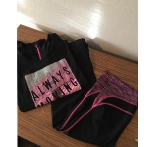 Always moving workout outfit!