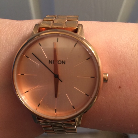 JCrewMadewell Gap Nixon Kensington Rose Gold Watch