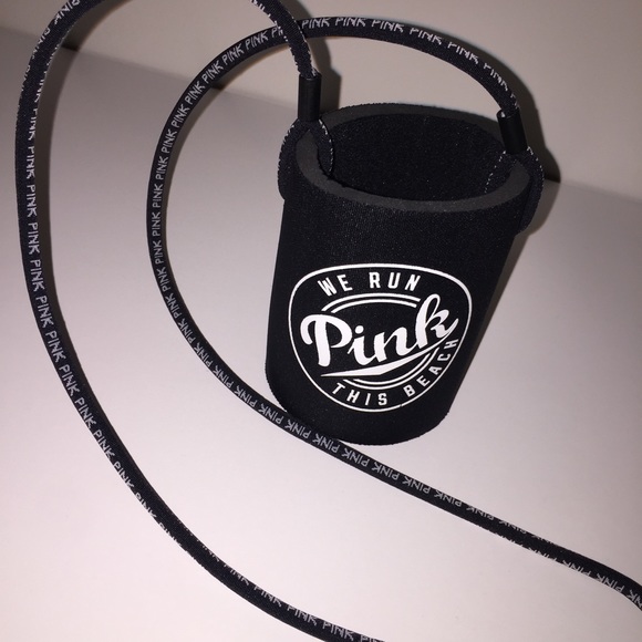 VS pink water bottle strap