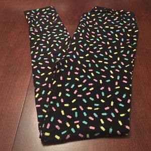 BNWT LuLaRoe OS leggings - Popsicles!