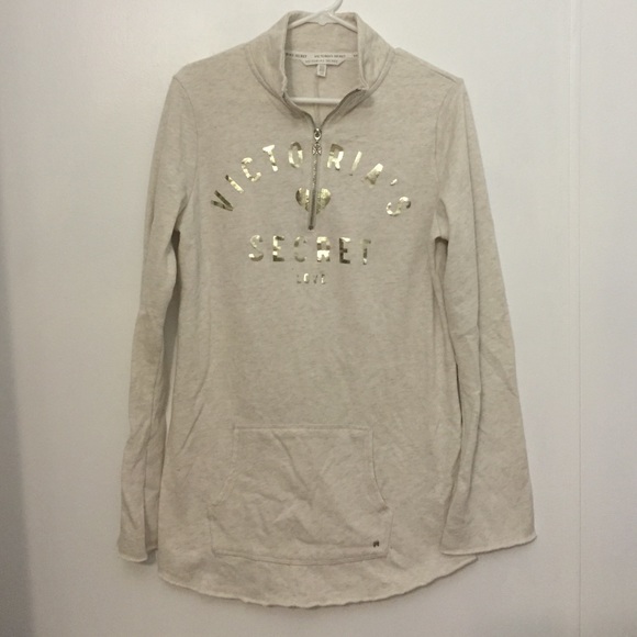 VICTORIA'S SECRET quarter zip sweatshirt