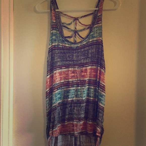 Tribal Print Boho Tank Top
