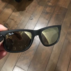 plain black ray bans