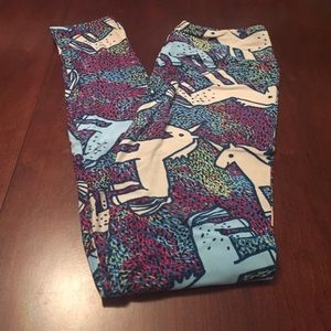 BNWT LuLaRoe OS leggings - unicorns!