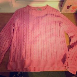 L.L. bean pink sweater