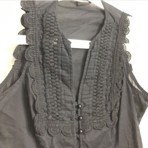 Express button-down tank