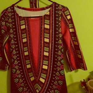 Dashiki body con dress! Fits very nicely, unique!