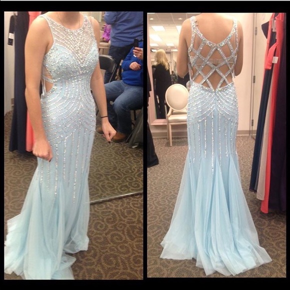 Blue Prom Dress