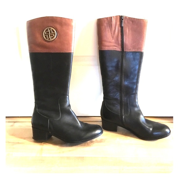 Brown and Black Riding Boots