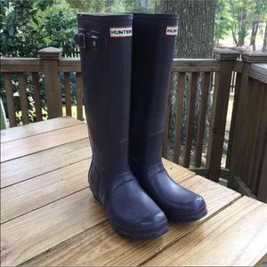 Hunter Rain Boots Tall Original size 8