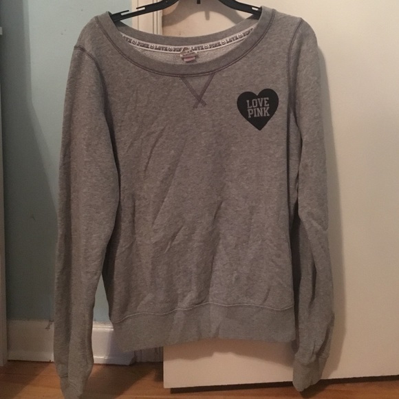 PINK crew neck sweatshirt