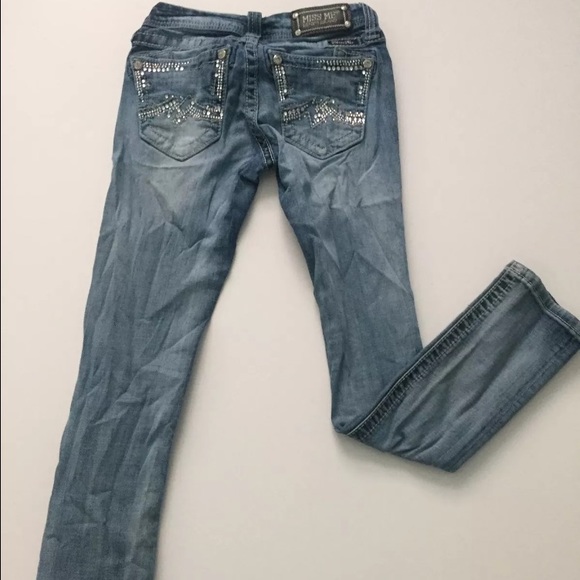Miss Me Jeans size 24 Straight Leg - Picture 3 of 4