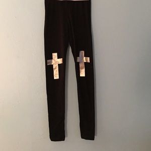 Cross leggings