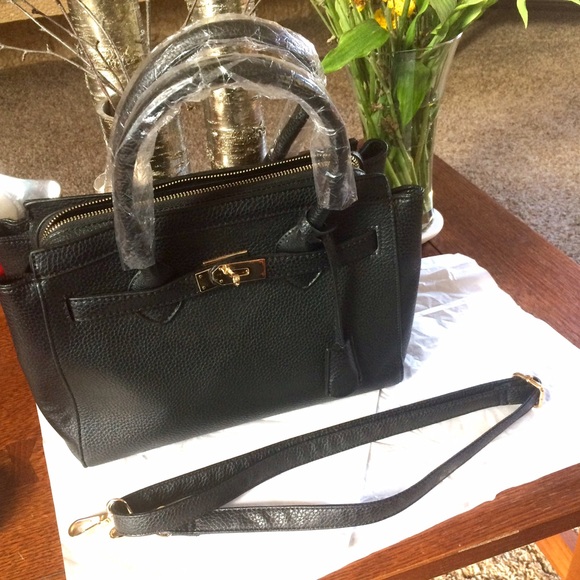 Leather Birkin Bag - Black - Picture 2 of 4