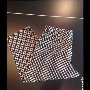 George size 18W damask pattern black capris