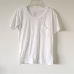J. Crew White Tee Shirt NWOT