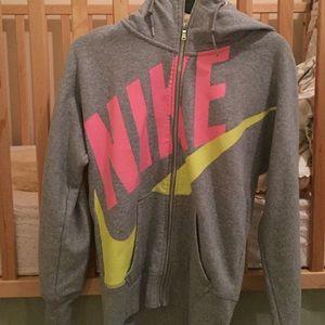 Nike zip up sweatshirt