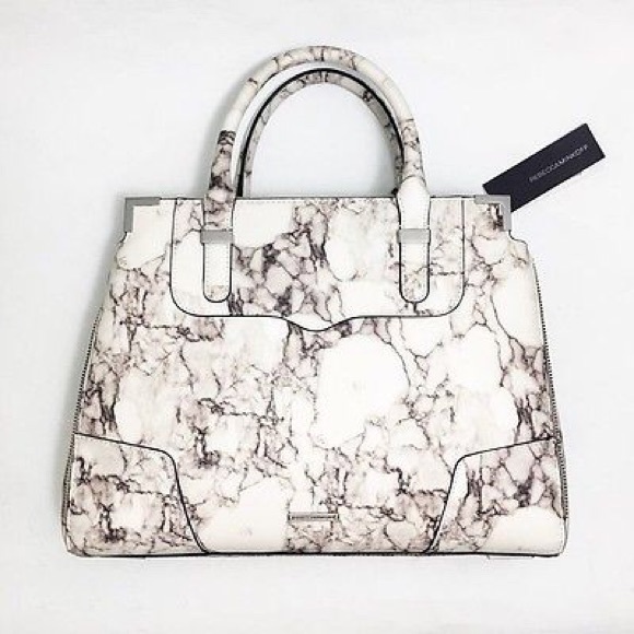 ONE OF A KIND MARBLE PRINT REBECCA MINKOFF BAG