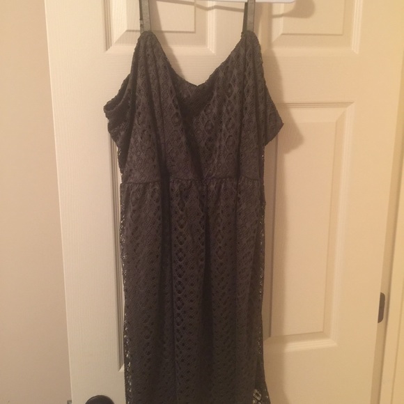 Dark green 4X dress