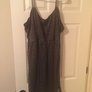 Dark green 4X dress