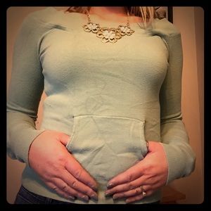 Casual over the shoulder sweat shirt