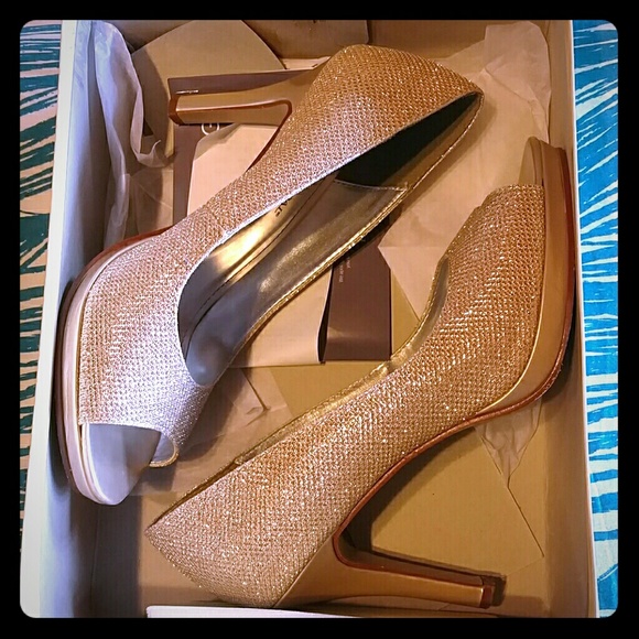 Gold heels