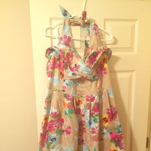 Retro fit and flare dress