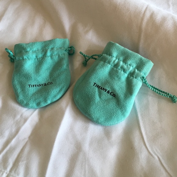 Two authentic Tifffany & Co. pouches