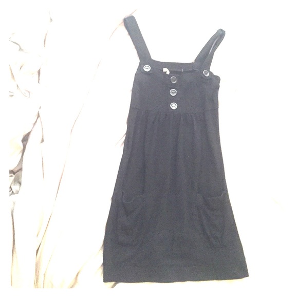 Black mini dress