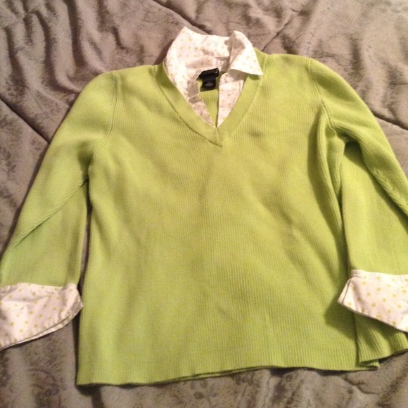 Lime green sweater