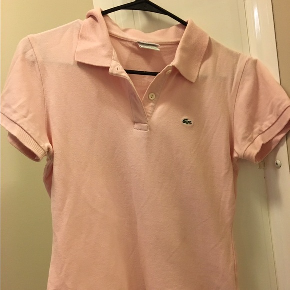 Pink Lacoste Polo