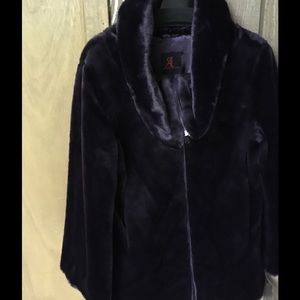 Adrienne Landau Faux Fur Coat