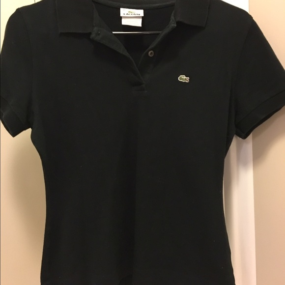 Black Lacoste Polo
