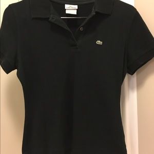 Black Lacoste Polo