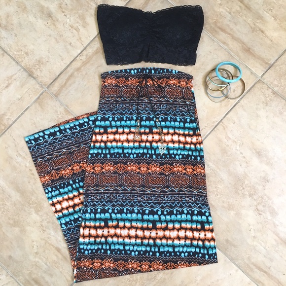 Maxi Skirt - Beautiful & Bright Island Vibes - Picture 1 of 4
