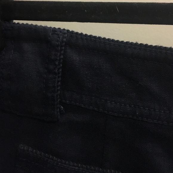 Navy Linen Juicy Couture Shorts - Picture 3 of 3