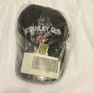 2003 Stanley Cup Champions cap NJ Devils