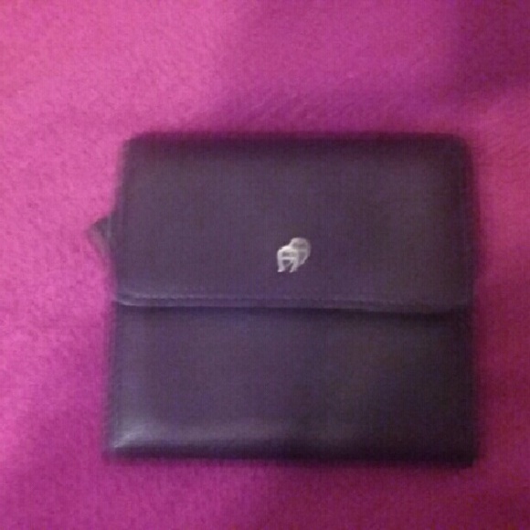 Leather wallet burgundy