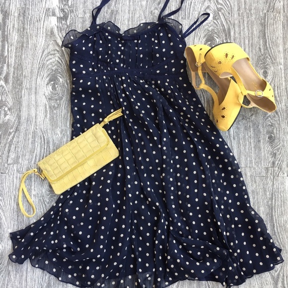 Fun, feminine, flirty polka dot dress!