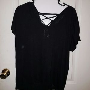 Torrid black short sleeve shirt