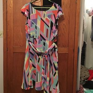 Size 18 fits size 16 knee length fun dress NWT